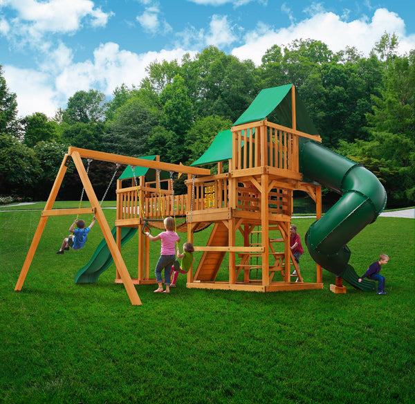 bjs wooden swing set