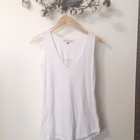 Double Front V-Neck Tank