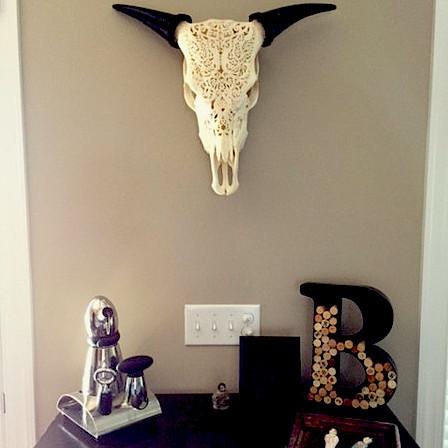 Cow Skull Living Room Decor