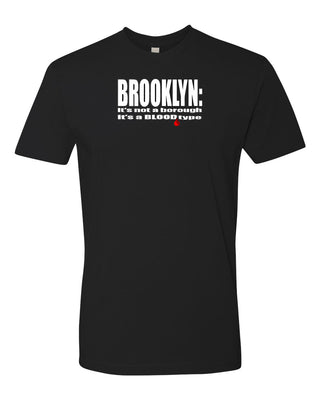 “Brooklyn Bloodtype” Men and Women tees