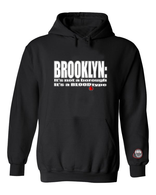 Brooklyn BloodType"" Men and Women Hoodies