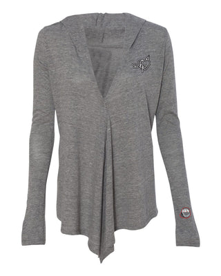 SDPLove Crest Hooded Wrap (Gray)