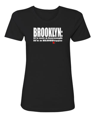 “Brooklyn Bloodtype” Men and Women tees