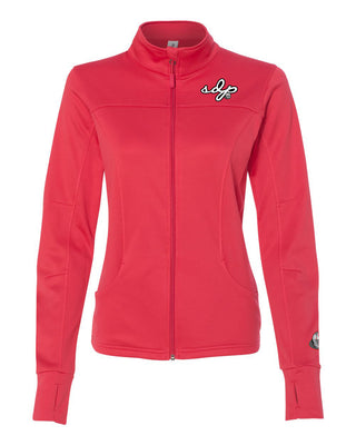 SDPSignature Women's Poly-Tech Track Jacket (Neon Coral)