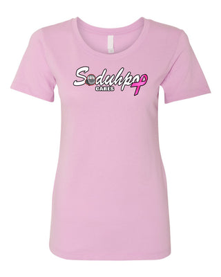 Buy black SoDuhPop Cares Breast Cancer Women&#39;s Tee