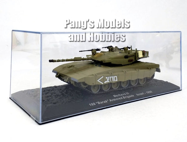 Diecast Tank 1:72 Merkava III-1990 Armoured Combat Tank Toy Bookshelf Ornament 