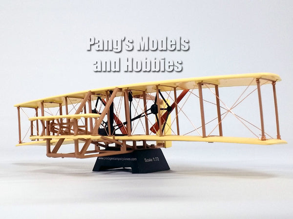Wright Flyer 1/72 Scale Plane Diecast Metal Historical Airplane with Stand 