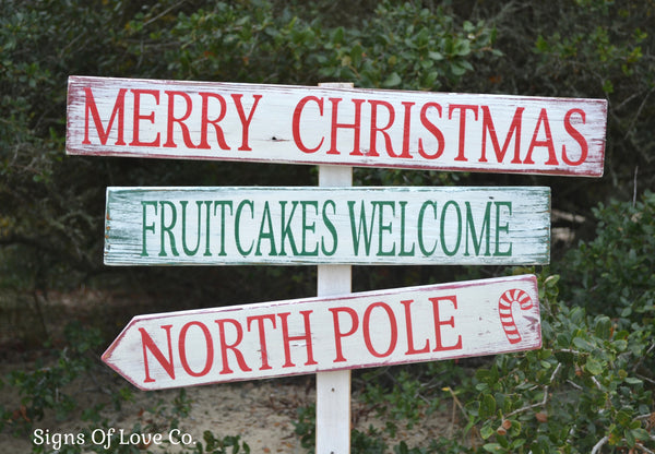 Wood Pallet wood  Rustic signs Decorations Signs  beach rustic Outdoor â€“ Christmas Stake Signs