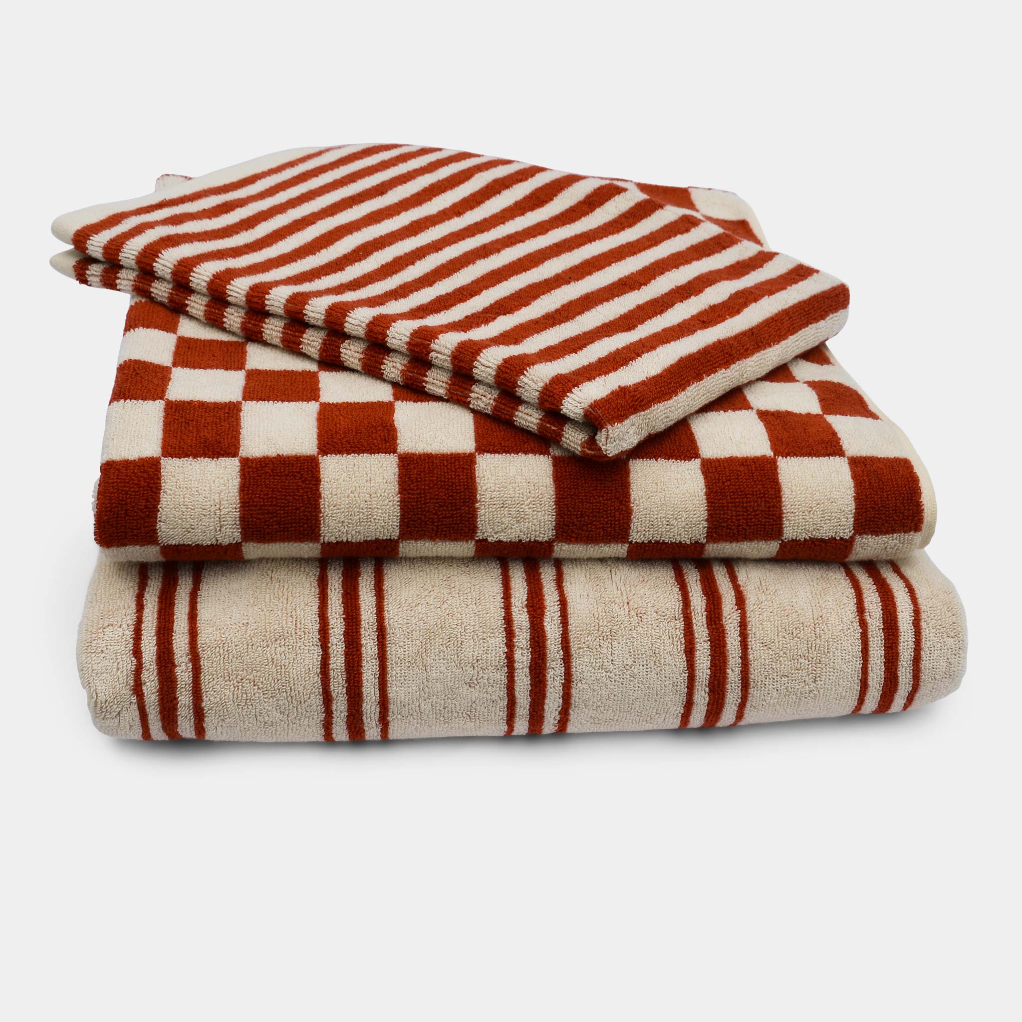 cinnamon bath towels