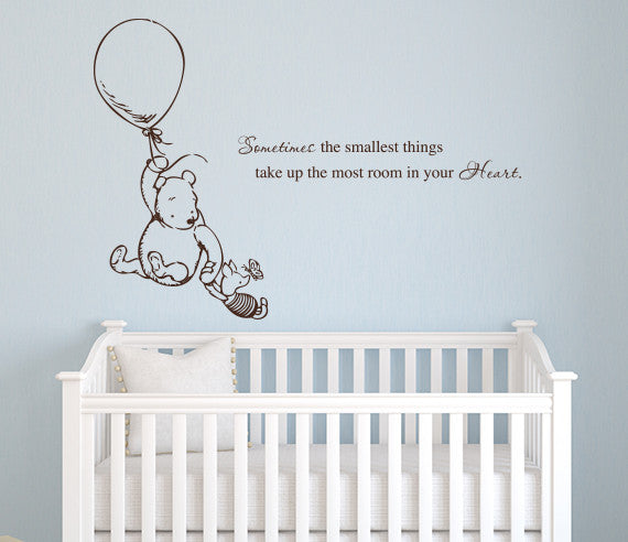 winnie the pooh wall decals for nursery