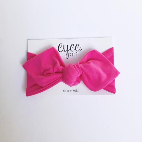 Top Knot Headband - Bubblegum Pink