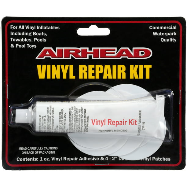 Airhead Vinyl Repair Patch Adhesive Kit Inflatable Towable Boats Tubes Pool Toys WLM8 03744-OR