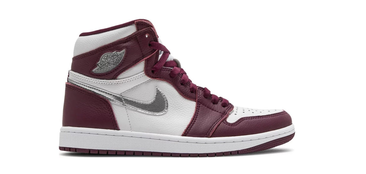 burgandy jordan 1s