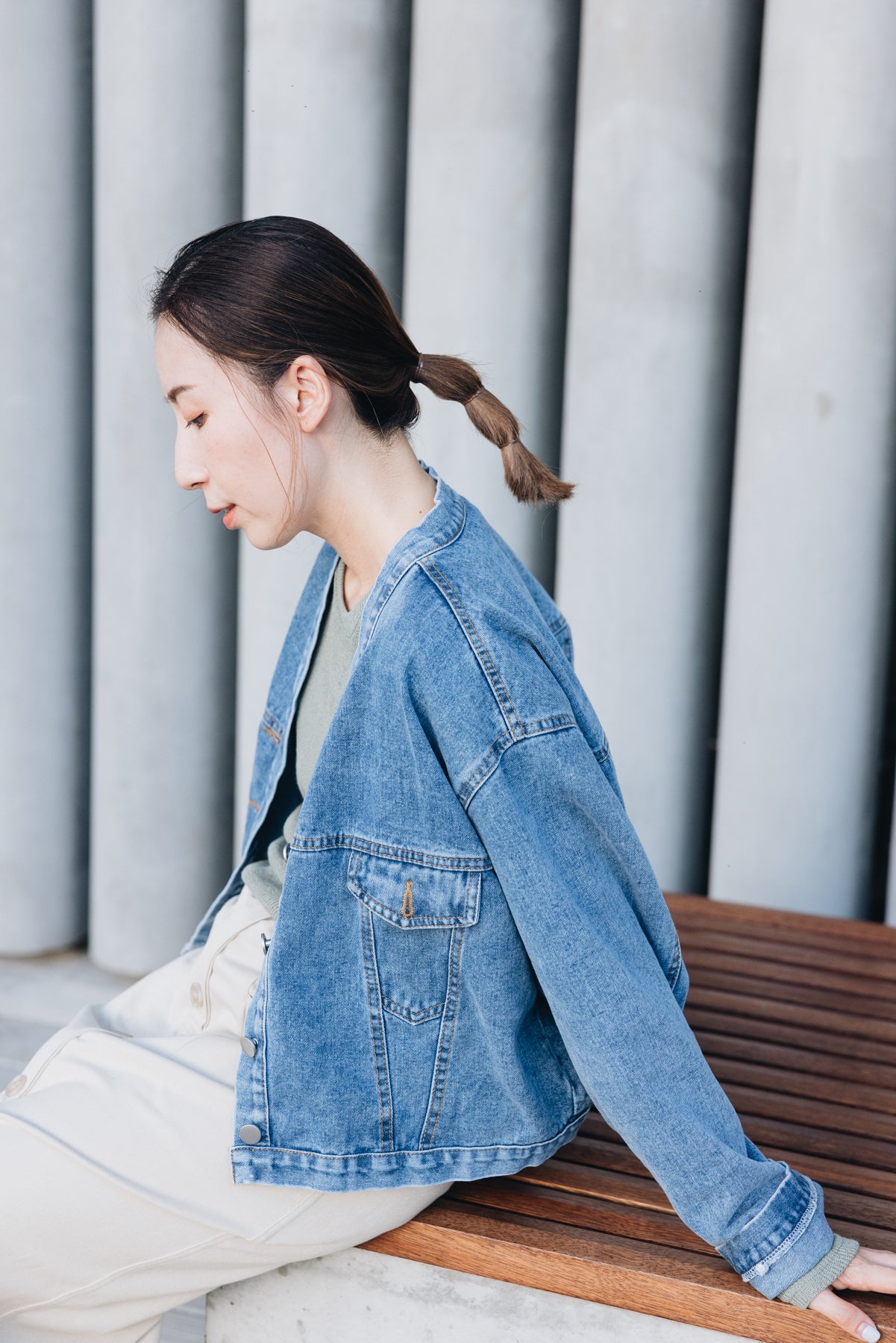 (SOLD OUT/可試預購)牛仔外套/藍