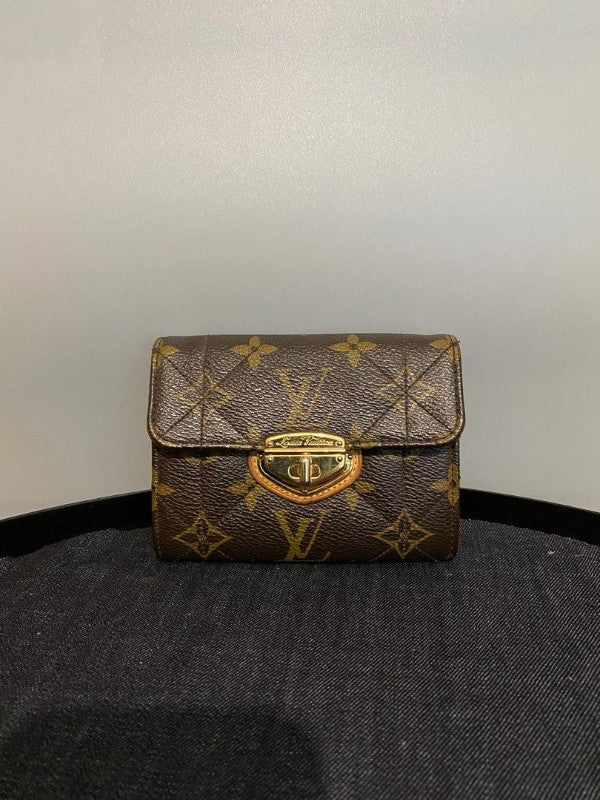 Louis Vuitton Brown Monogram Etoile Sarah Wallet Cloth ref.880549