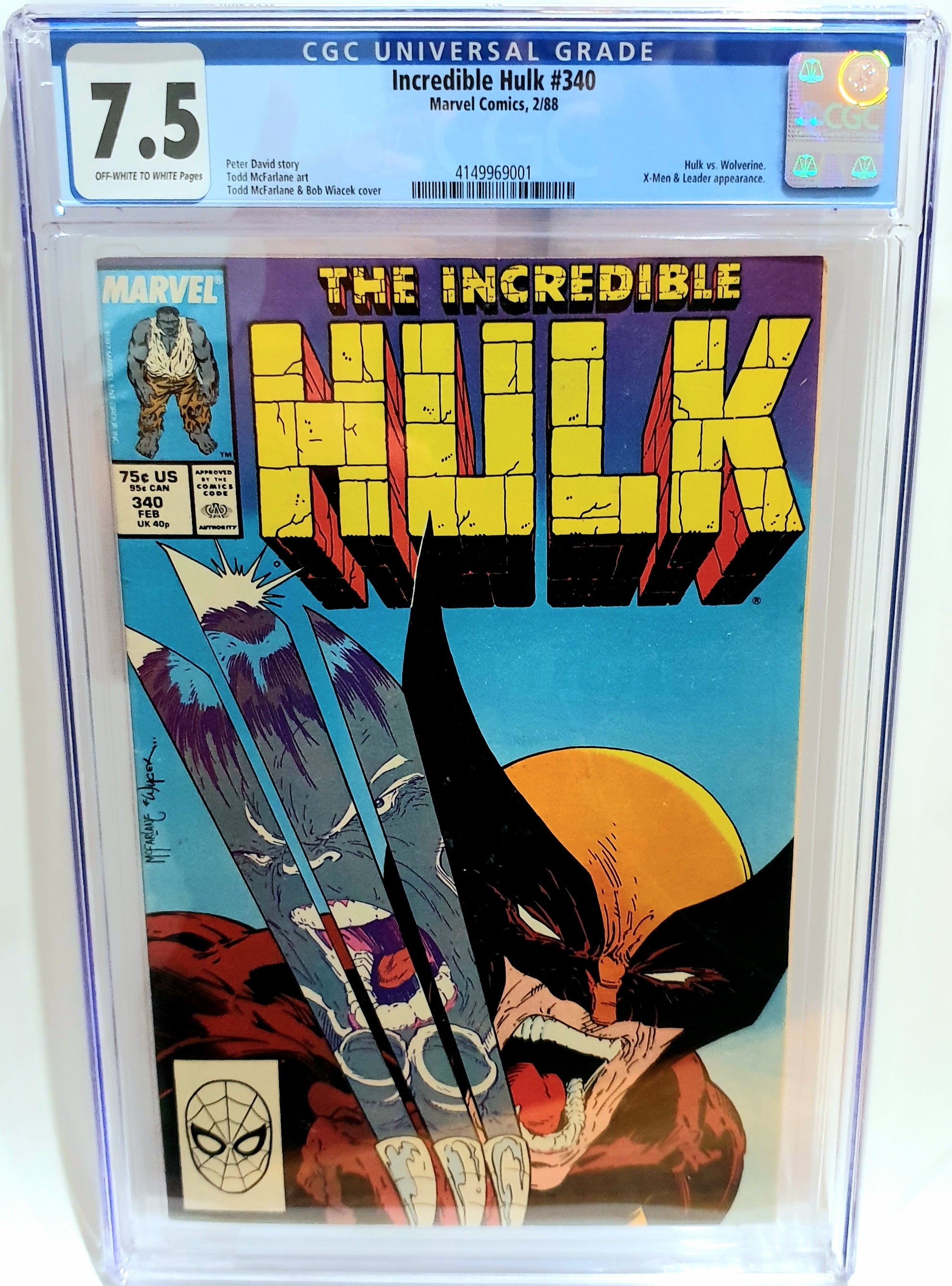 340アメコミリーフ The Incredible Hulk #340 CGC 7.5 - 洋書