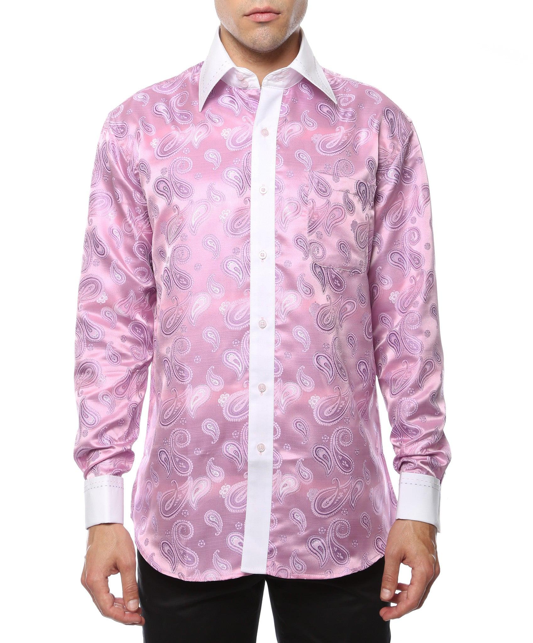 PAISLEY BUTTON UP GOLF WANG Light Pink S 大人気新作 nods.gov.ag