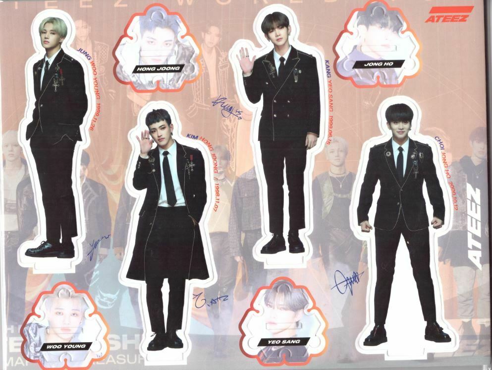 ATEEZ STANDING PAPER DOLL