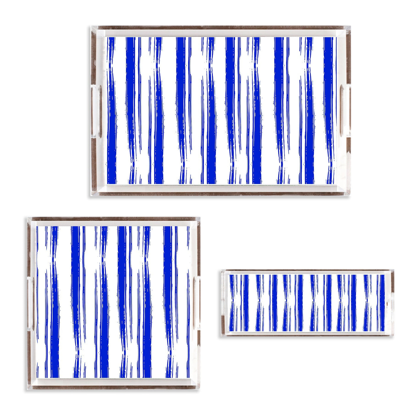 Lucite Trays Abstract Stripe Lucite Tray dombezalergii