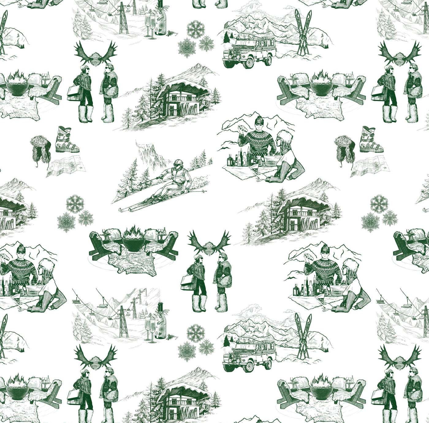 recpJA4pvaWpzeD44 Après Ski Toile Peel & Stick Wallpaper dombezalergii