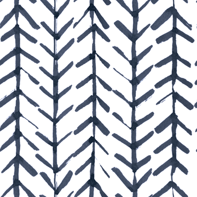 Peel & Stick Wallpaper Navy / 24"x 48" Arrows Peel & Stick Wallpaper dombezalergii