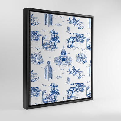 Gallery Prints Navy / 8x10 / Black 10152 Torino Toile Canvas dombezalergii