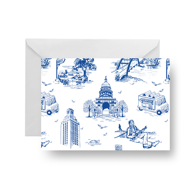 Folded Notecard Navy 10152 Torino Toile Folded Notecard Set dombezalergii