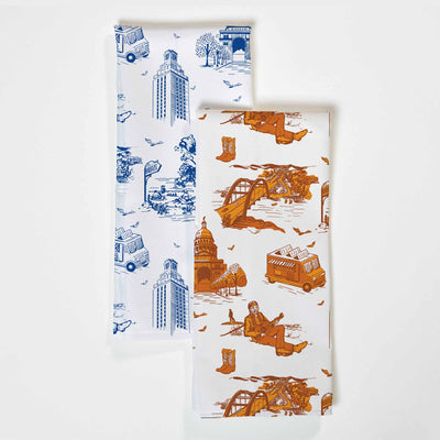 Tea Towel 10152 Torino Toile Tea Towel Set dombezalergii