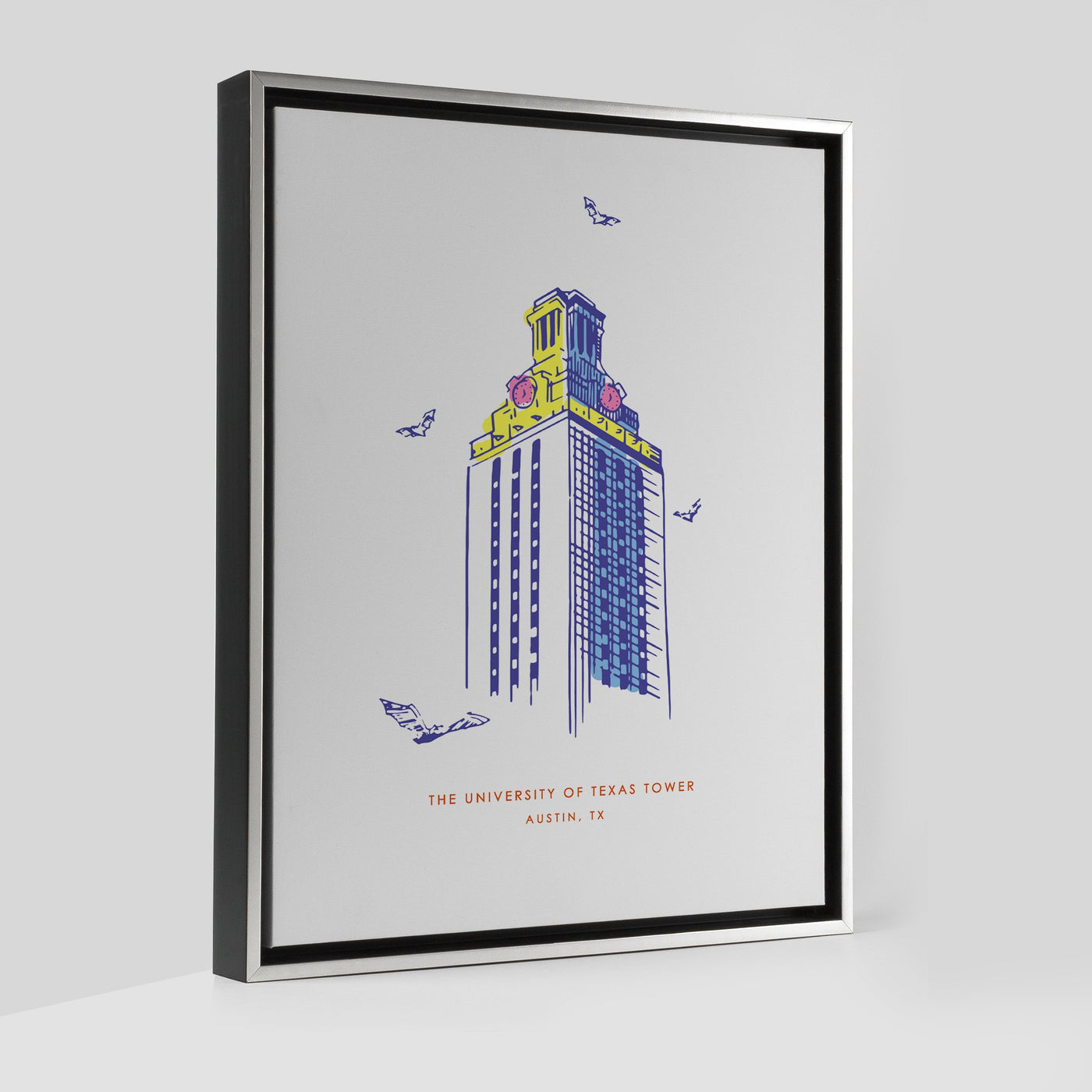 Gallery Prints Multi Canvas / 8x10 / Silver 10152 Torino Tower Print dombezalergii