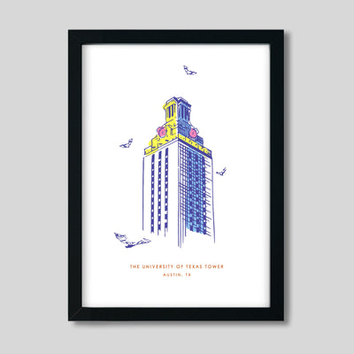 Gallery Prints Multi Print / 8x10 / Black Frame 10152 Torino Tower Print dombezalergii