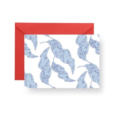 Banana Leaves Folded Notecard Set dombezalergii