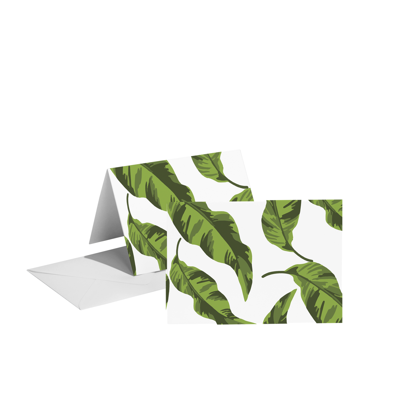 Folded Notecard Banana Leaves Folded Notecard Set dombezalergii