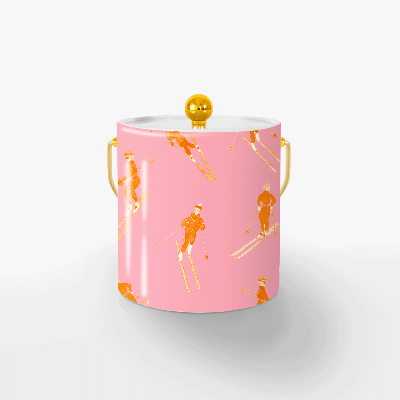 Ice Bucket Pink Orange / Gold Bluebird day Ice Bucket dombezalergii
