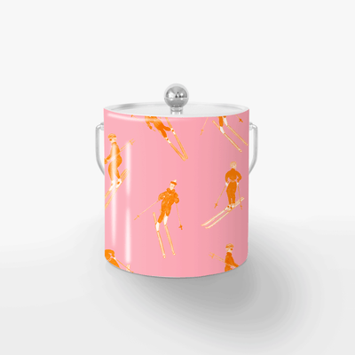 Ice Bucket Pink Orange / Silver Bluebird day Ice Bucket dombezalergii