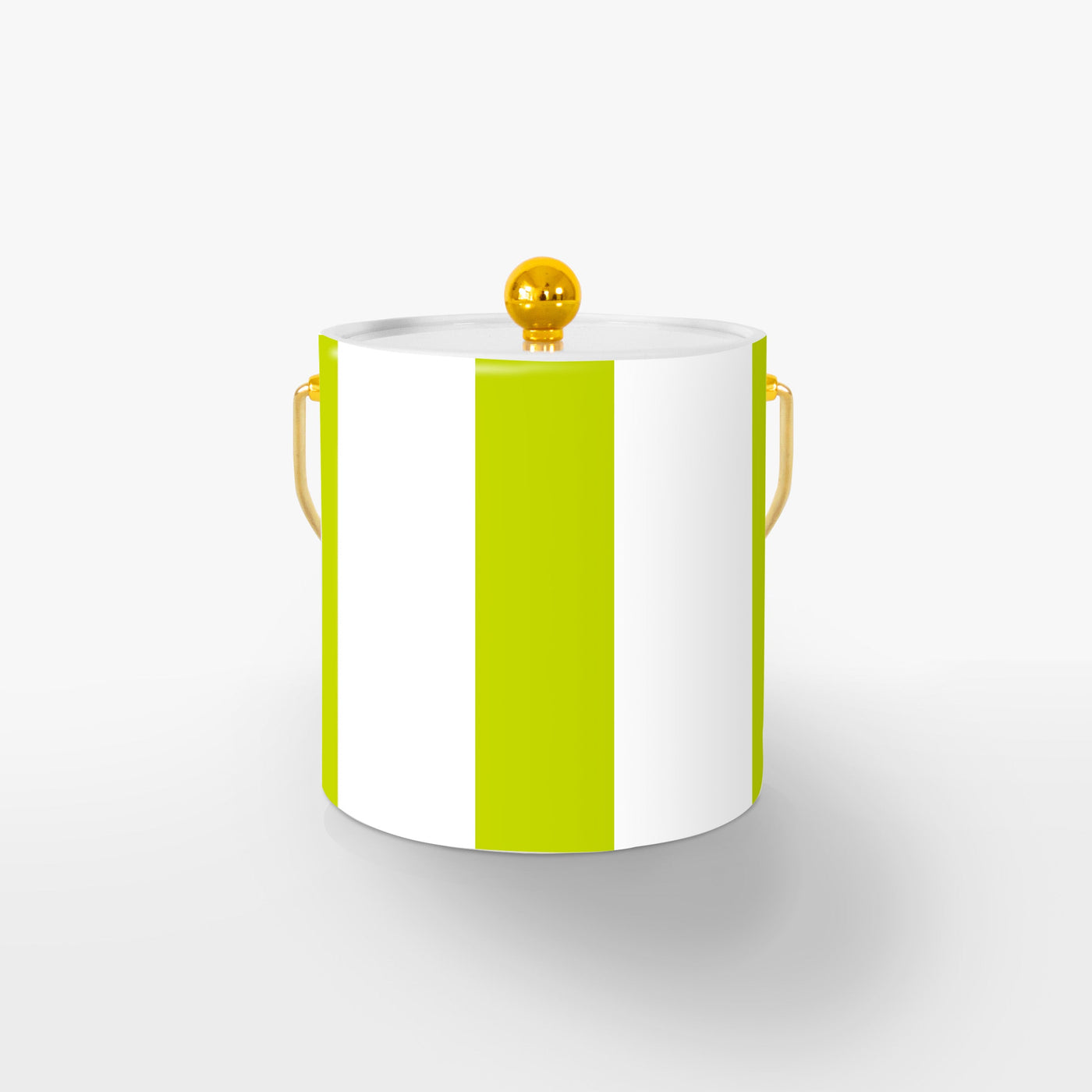 Ice Bucket Gold / Chartreuse Bold Stripe Ice Bucket dombezalergii