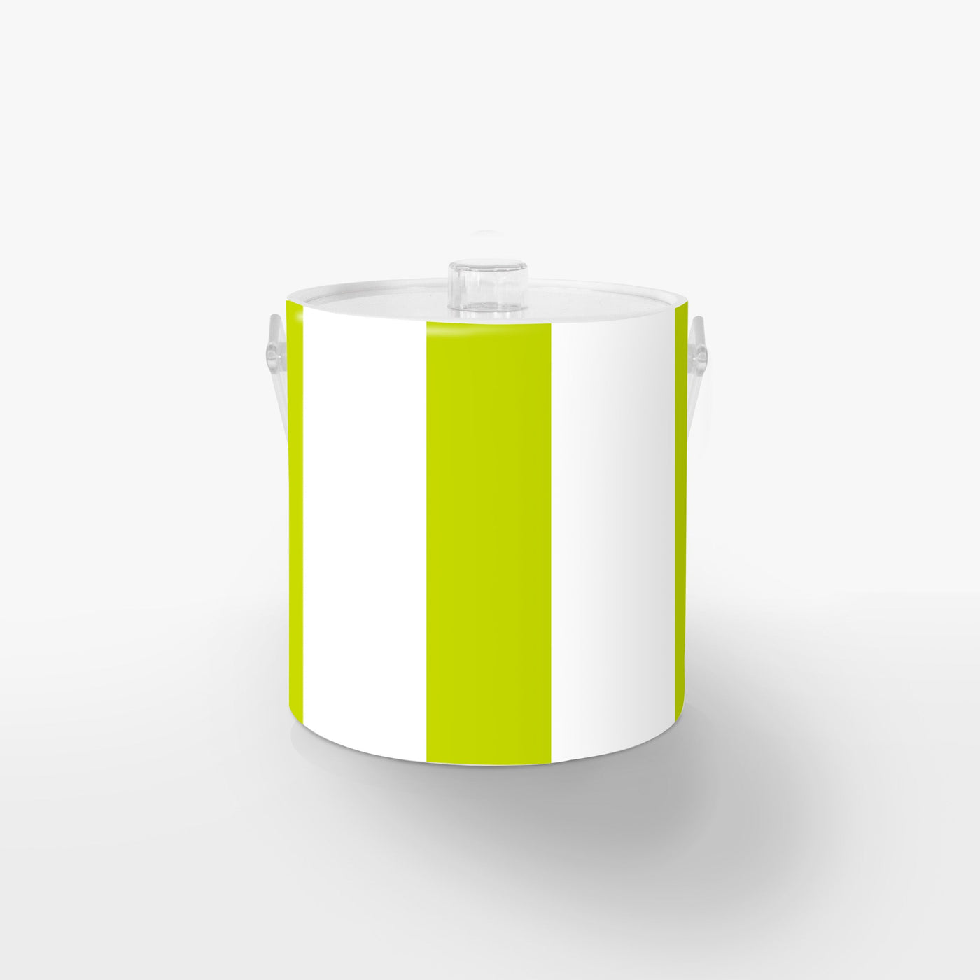 Ice Bucket Lucite / Chartreuse Bold Stripe Ice Bucket dombezalergii