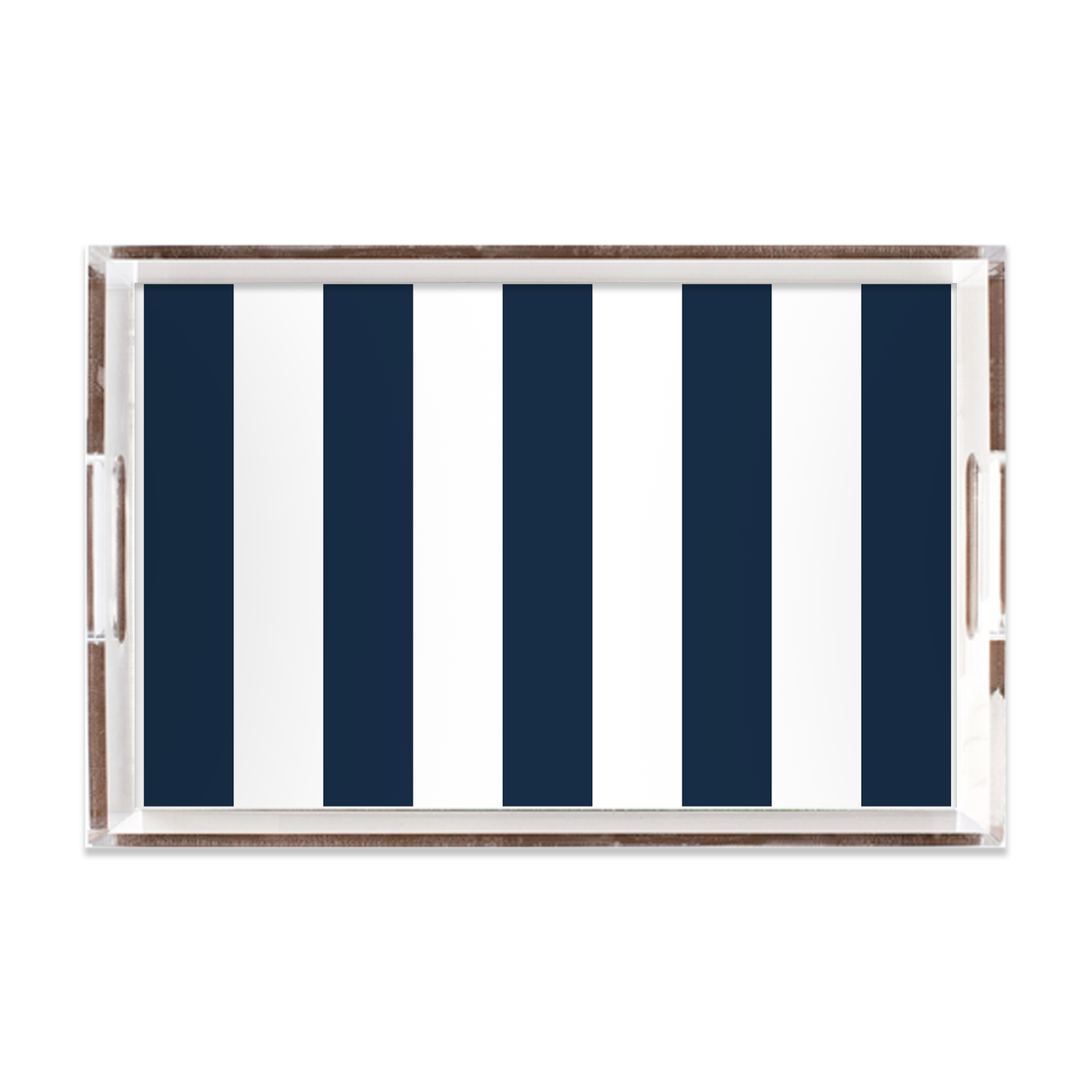 Lucite Trays 11x17 / Navy Bold Stripe Lucite Tray dombezalergii