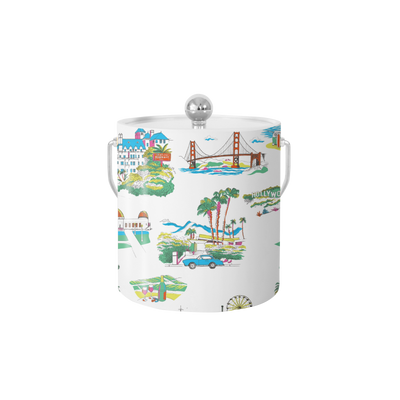 Ice Bucket California Toile Ice Bucket dombezalergii