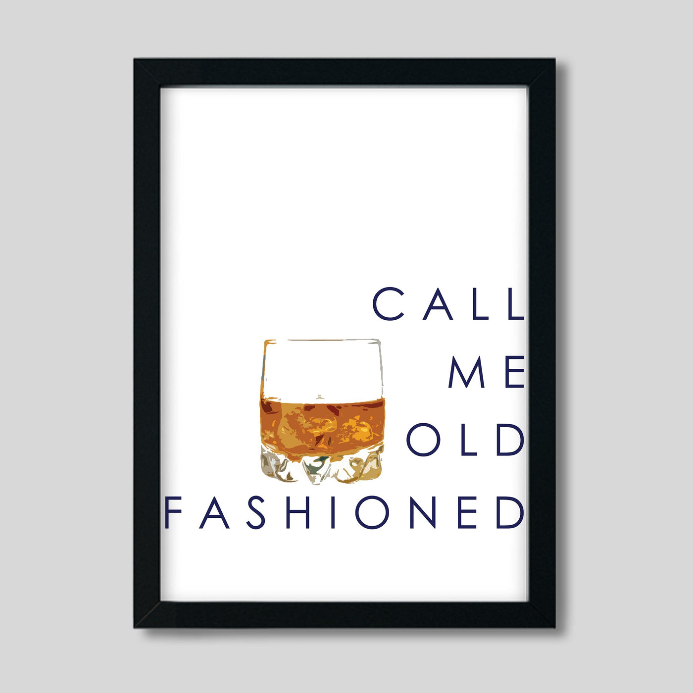 Gallery Prints 8x10 / black frame Call Me Old Fashioned Print dombezalergii