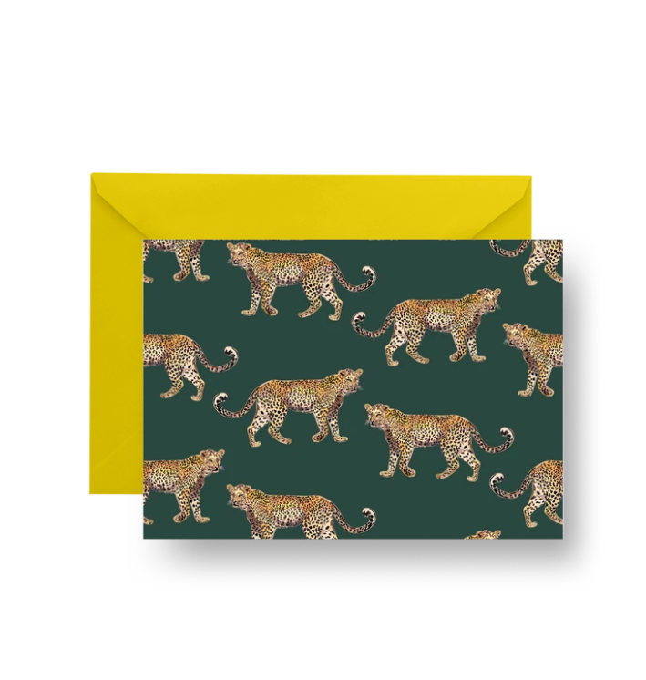 Folded Notecard Cheetahs Folded Notecard dombezalergii