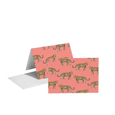 Folded Notecard Cheetahs Folded Notecard dombezalergii