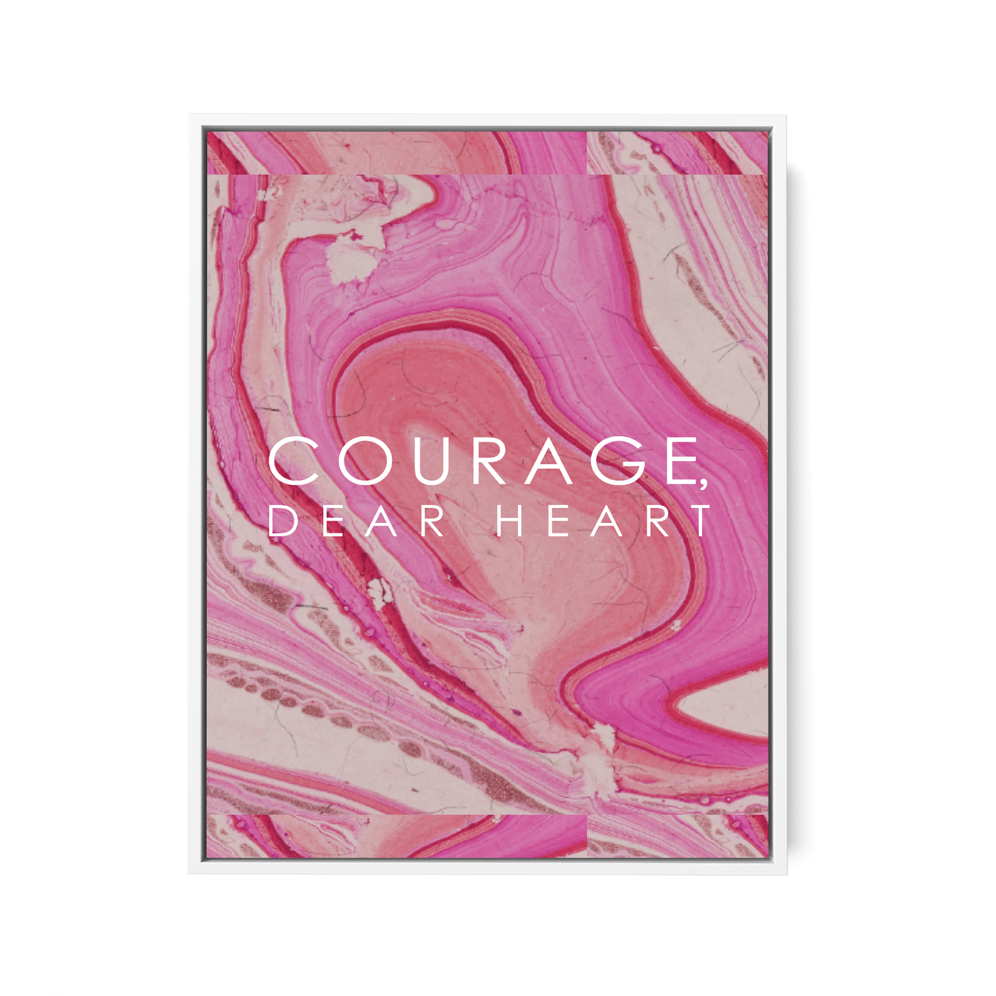 Canvas Courage Dear Heart Canvas dombezalergii