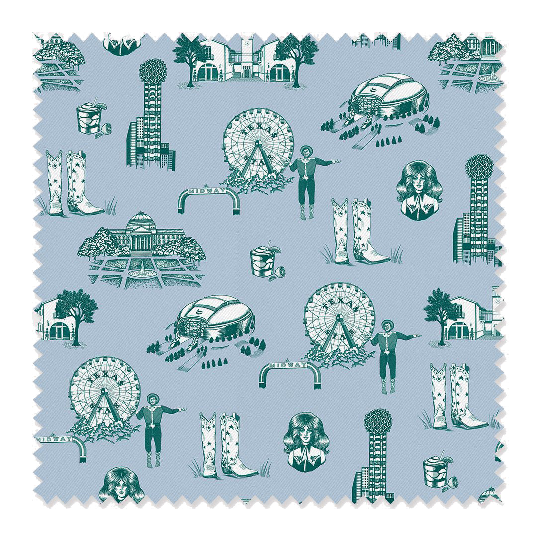 Fabric Dallas Toile Fabric dombezalergii