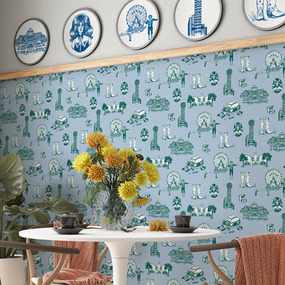 Peel & Stick Wallpaper Dallas Toile Peel & Stick Wallpaper dombezalergii