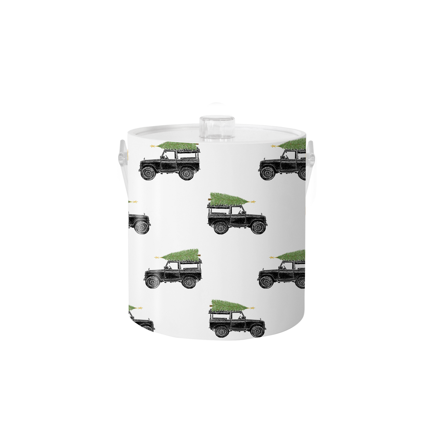 Ice Bucket Lucite / White/Multi Defender Ice Bucket dombezalergii