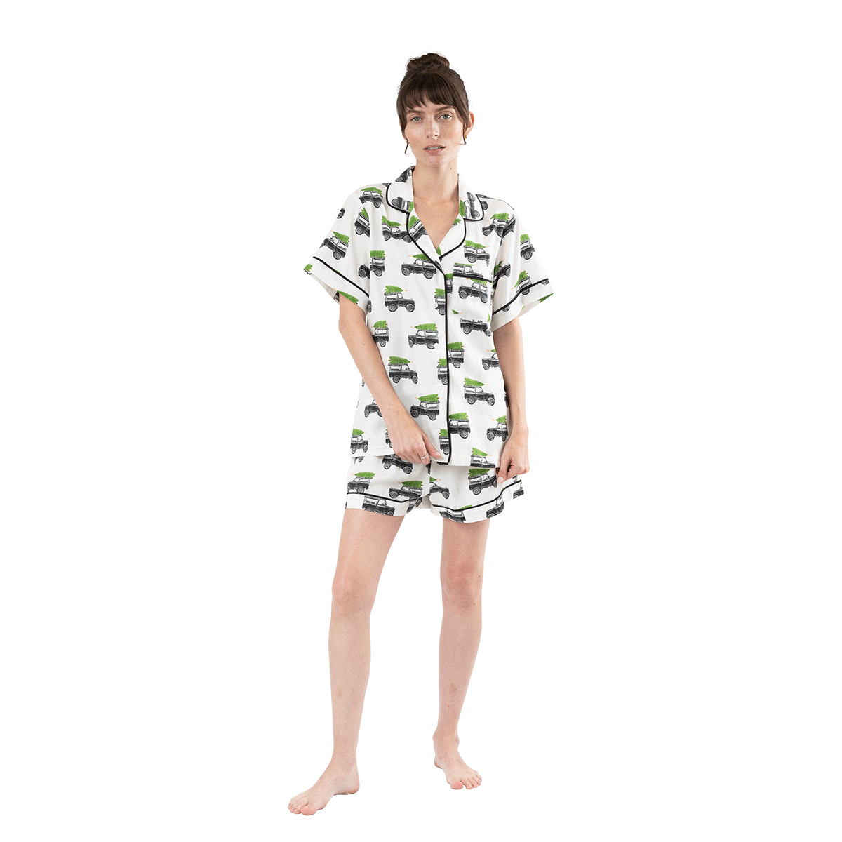 Pajama Set Defender Pajama Shorts Set dombezalergii