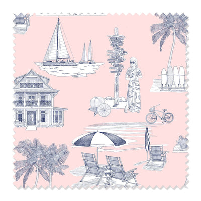 Fabric Florida Toile Fabric dombezalergii