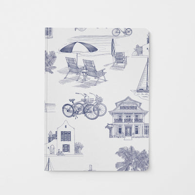 Journal Navy Florida Toile Journal dombezalergii