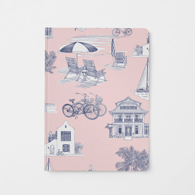 Journal Pink Navy Florida Toile Journal dombezalergii