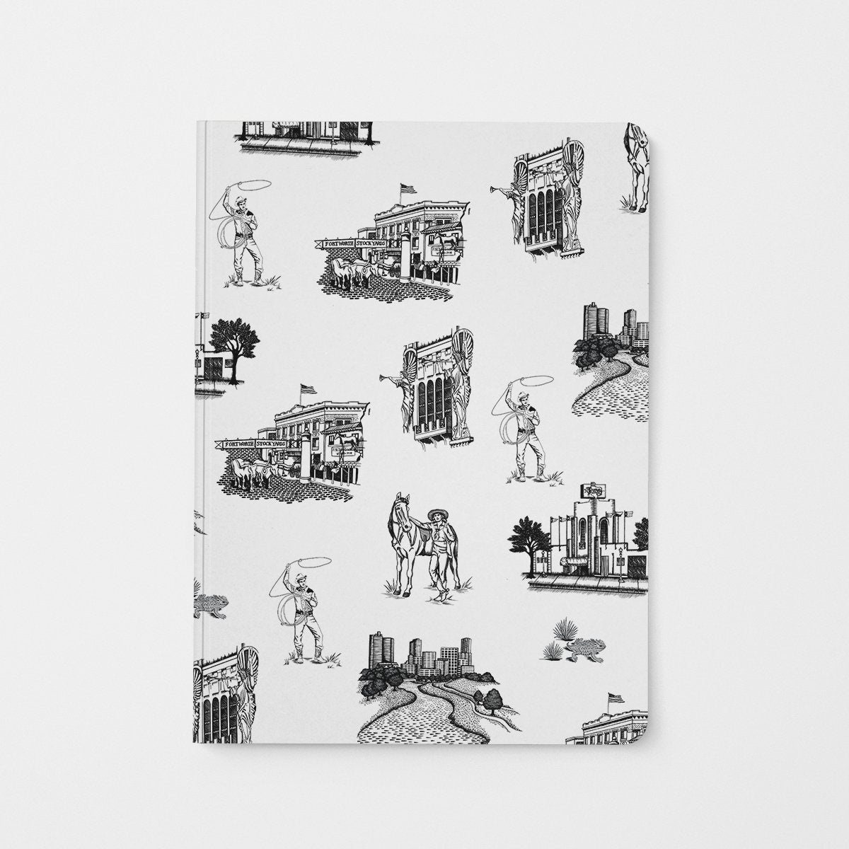 Journal Black Fort Worth Toile Journal dombezalergii